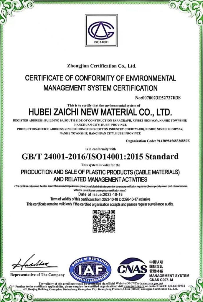 ISO 14001:2015 Standard Environmental Management System Certification